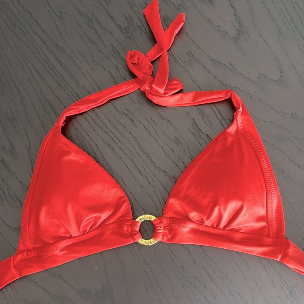 Trina Turk ring accent bikini top